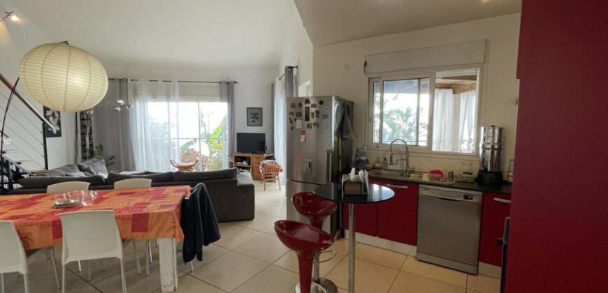En vente une villa d’architecte de 220m2 avec jardin et piscine à Saint-Leu dans le secteur Grand Fond – Stella.