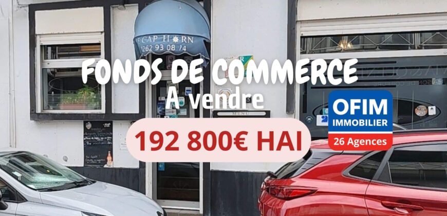 🍽 À VENDRE – RESTAURANT LE CAP HORN à 193 800€ | SAINT-DENIS CENTRE