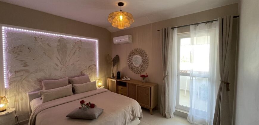 À vendre un élégant appartement T2 meublé et équipé dans une résidence calme avec piscine à La Saline Les Bains