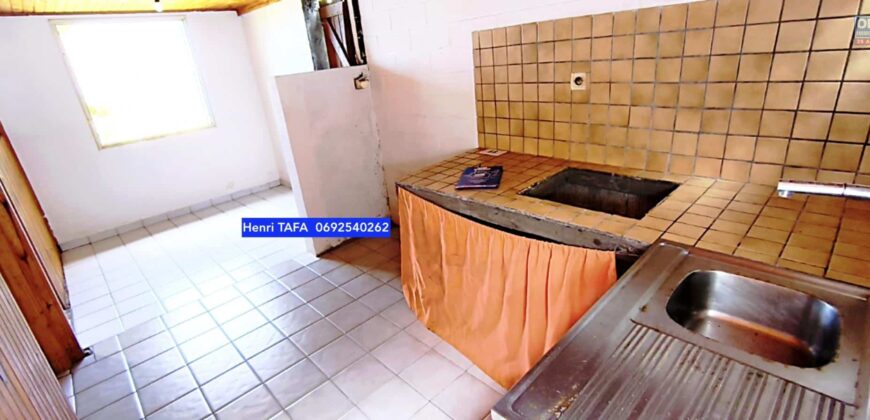 À vendre une maison T3 d’environ 60 m2 sur un terrain de 302 m2 située à Jean-Petit