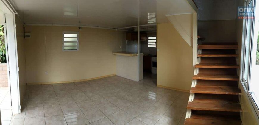 A louer une maison de 60m2 avec jardin située à Deux Rives-Sainte Suzanne