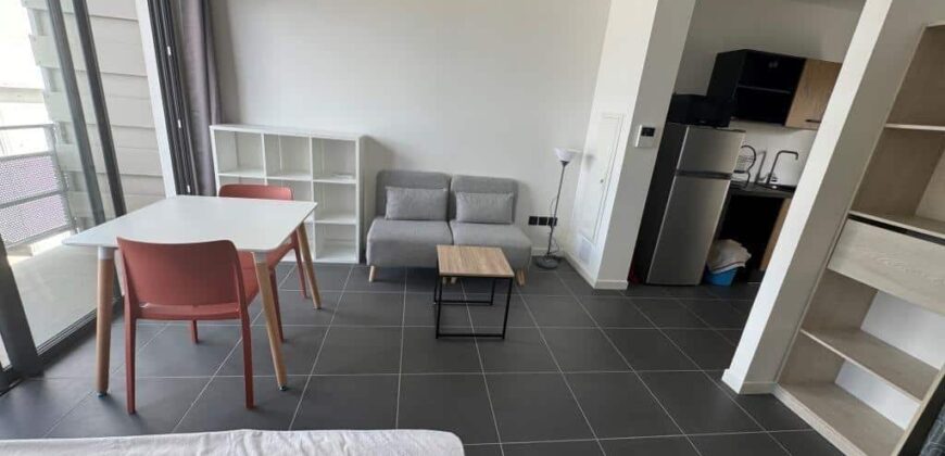 À louer un charmant studio neuf entièrement meublé et équipé situé en plein centre-ville du Tampon.