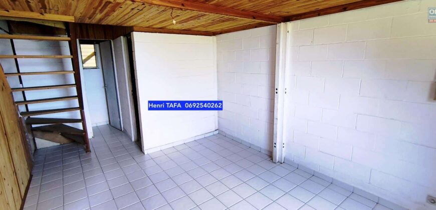 À vendre une maison T3 d’environ 60 m2 sur un terrain de 302 m2 située à Jean-Petit