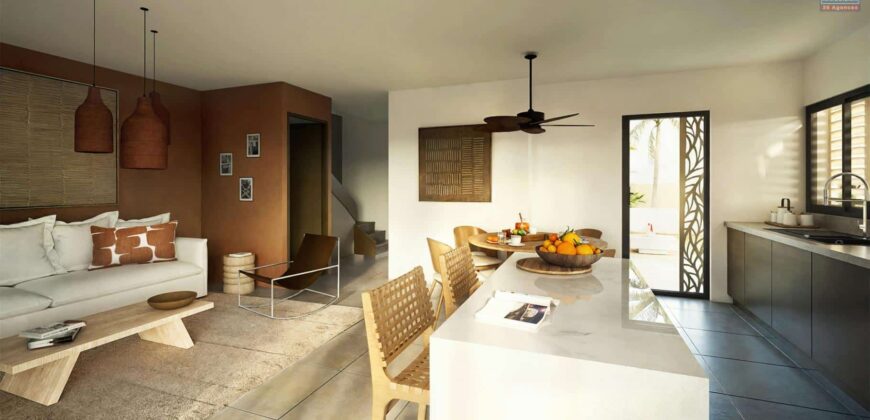 En vente villas F4 duplex neuve de 100 m² près des plages de La Saline-les-Bains