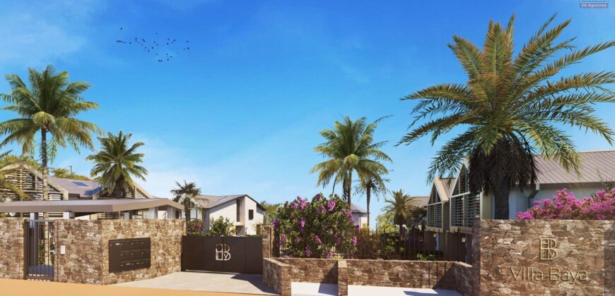 En vente villas neuves en duplex en VEFA situées à quelques pas du lagon de Saline-les-Bains