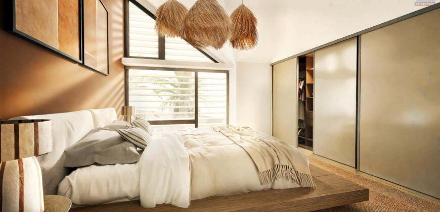 En vente villas neuves en duplex en VEFA situées à quelques pas du lagon de Saline-les-Bains