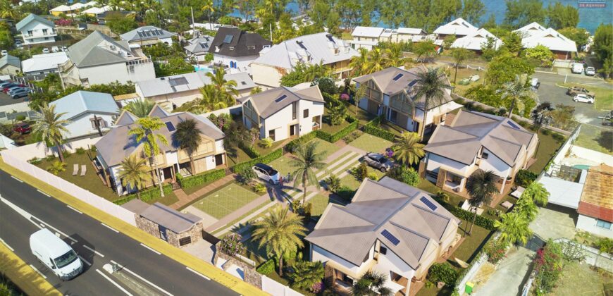 En vente villas neuves en duplex en VEFA situées à quelques pas du lagon de Saline-les-Bains