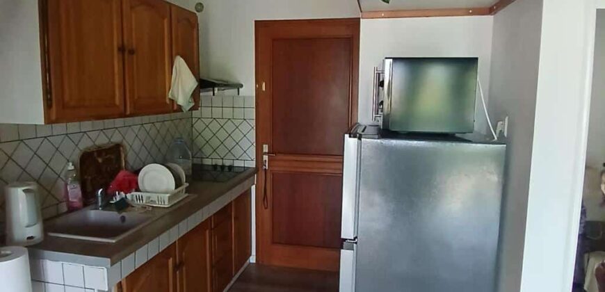 Location d’un agréable appartement F2 de 39.46m2 situé proche de la plage et du centre ville de La Saline Les Bains