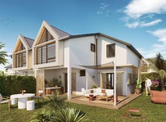 À vendre villas T4 neuves en duplex en VEFA situées proche du lagon à La Saline Les Bains