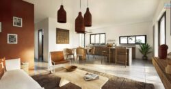 À vendre villas T4 neuves en duplex en VEFA situées proche du lagon à La Saline Les Bains