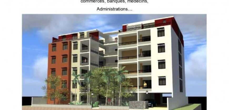 En vente appartement T4 de 103.39 m2 situé en plein centre-ville de Saint Denis