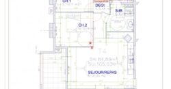 En vente appartement T4 de 103.39 m2 situé en plein centre-ville de Saint Denis