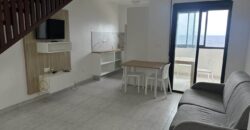 À louer un appartement de type F2 en duplex avec une vue imprenable sur la mer situé à Terre sainte