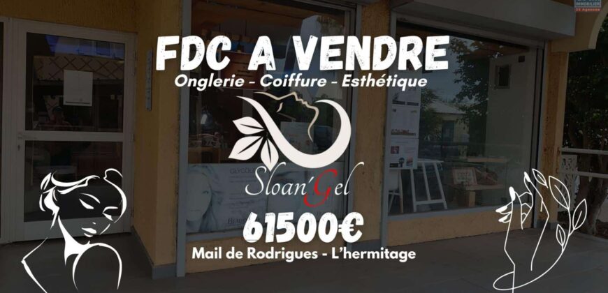 À vendre fonds de commerce Sloan’Gel situé au Mail de Rodrigues à L’Hermitage / Saint-Gilles,