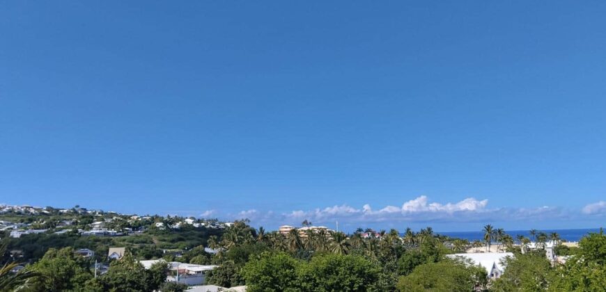 À vendre un appartement offrant vue mer dans le quartier de Roches Noires à Saint Gilles