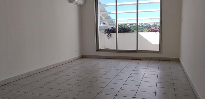 À vendre un appartement offrant vue mer dans le quartier de Roches Noires à Saint Gilles