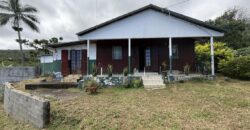 À vendre une grande maison divisée en deux logements (T3 et T5) sur un terrain de 913 m2 avec vue mer et montagne à Étang Salé