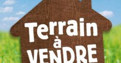 À vendre terrain de 330 m2 entièrement constructible à Sainte Suzanne