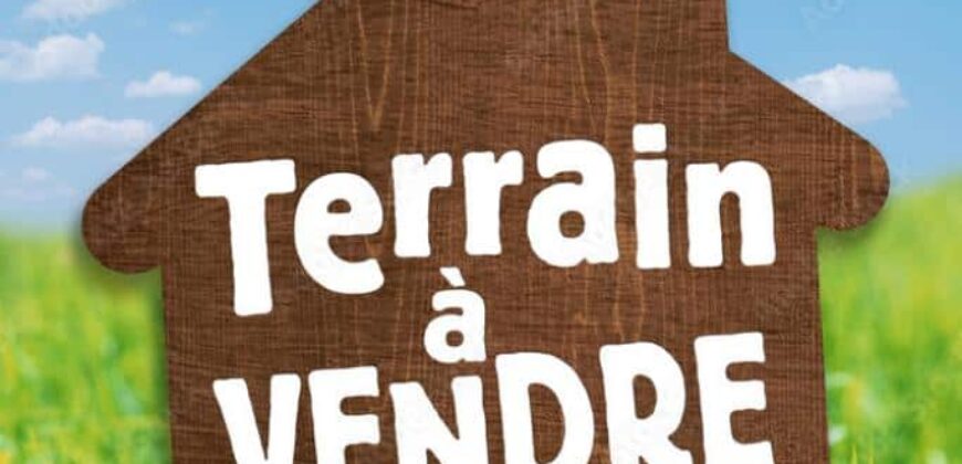 En vente un terrain de 372m2 dans le quartier de Commune Bègue à Sainte Suzanne