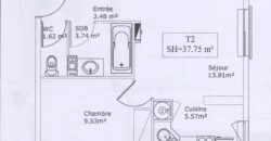 À vendre appartement lumineux de 38 m² au Port Réunion idéal investissement
