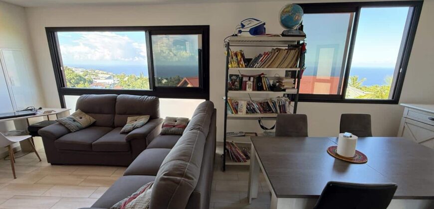 À vendre appartement T3 de 60.90 m2 avec vue mer et montagne situé aux Avirons Réunion