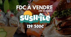 À vendre restaurant SUSH’ÎLE clé en main à la Ligne des Bambous Saint-Pierre Réunion