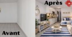 À vendre un appartement offrant vue mer dans le quartier de Roches Noires à Saint Gilles