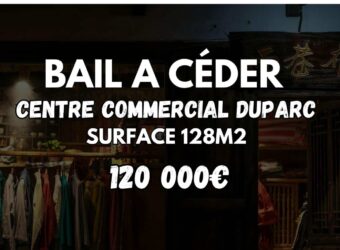 À vendre local commercial de 128 m2 situé au louer d’une zone commercial dynamique à Sainte Marie Réunion