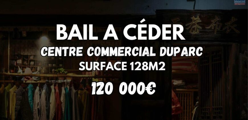 À vendre local commercial de 128 m2 situé au louer d’une zone commercial dynamique à Sainte Marie Réunion