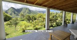 En vente une villa d’exception avec vue panoramique sur un terrain de 3100m2 à la Plaine des Palmistes Réunion