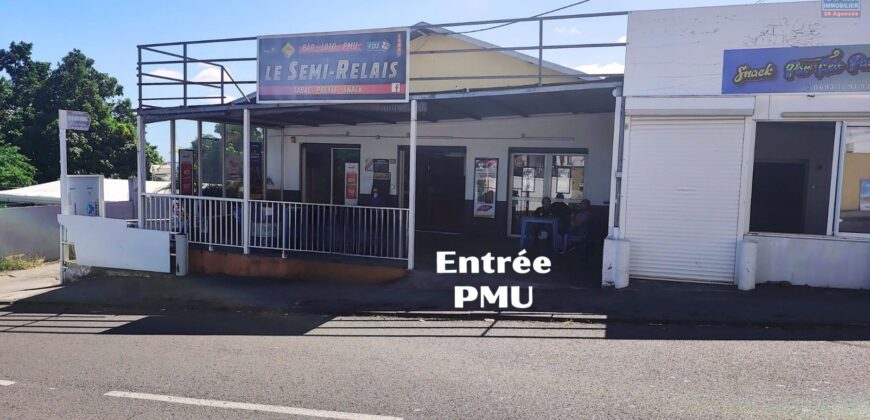 À vendre Loto PMU Bar Tabac multi-exploitation situé sur un axe très passant au Tampon Réunion