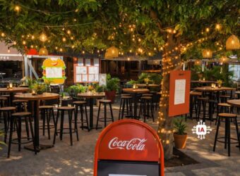 En vente restaurant LE GRILLADIN situé au coeur de la Place du Marché à Saint-Gilles-les-Bains Réunion