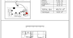 Vente d’un appartement de type F2 situé dans un résidence avec piscine à La Montagne Réunion