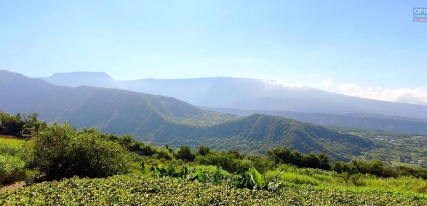 En vente une charmante maison F4 de 170 m² avec vue mer et montagne dans un cadre paisible à Bel Air, Saint-Joseph Réunion