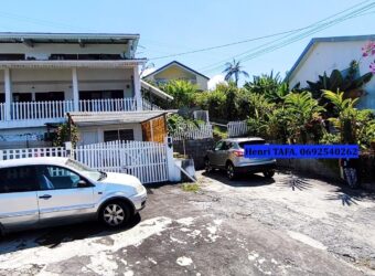 À vendre un ensemble immobilier composé de deux T3 et un T2 sur un terrain de 1313 m2 situé à Vincendo Réunion