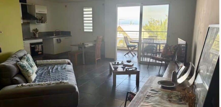En vente un appartement T3 avec varangue proche de la plage et commerces à Saint Leu Réunion