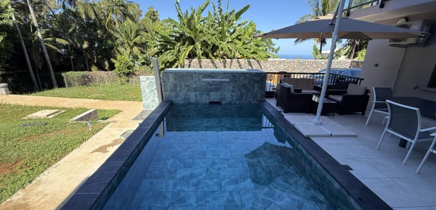 À vendre une charmante villa neuve T5 avec piscine située dans le quartier calme de Montvert Les Bas Réunion