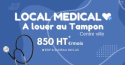 À louer local professionnel de 31 m² au cœur d’un pôle médical au Tampon Réunion