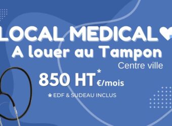 À louer local professionnel de 31 m² au cœur d’un pôle médical au Tampon Réunion