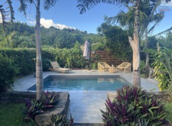 À vendre une villa T5 en duplex avec piscine située dans un environnement calme à Petite île Réunion