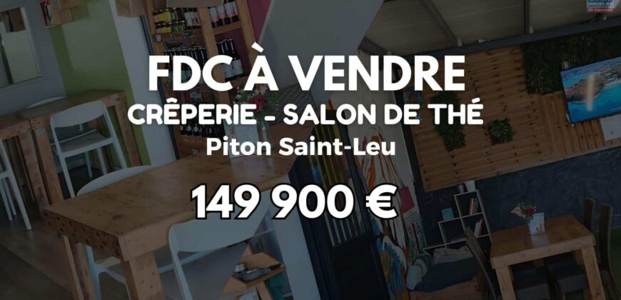 À vendre un fonds de commerce de salon de thé, crêperie et glacier situé à Piton Saint-Leu Réunion