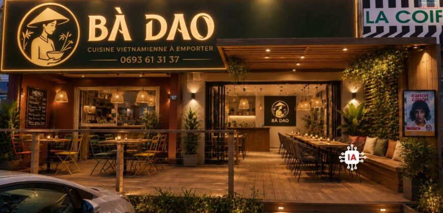 En vente le fonds de commerce du restaurant BA DAO situé au Tampon Réunion
