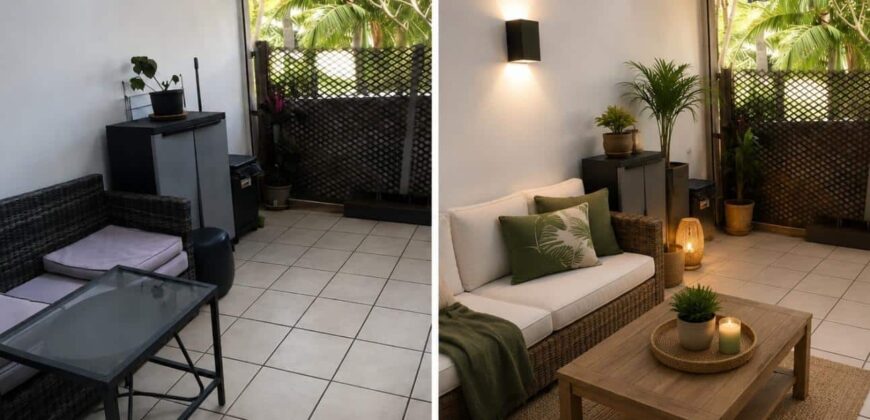 À vendre charmant appartement T3 en duplex situé dans une résidence sécurisée à Boucan Canot Réunion