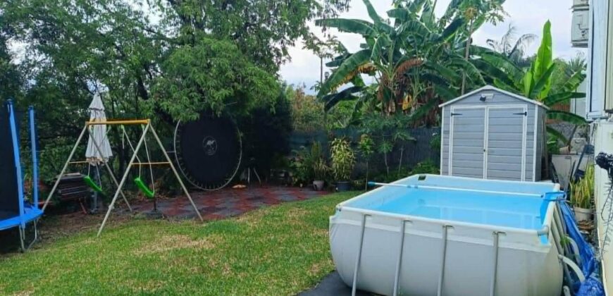 À vendre appartement de 88 m² avec jardin privatif de 200 m² à La Ravine des Cabris Réunion