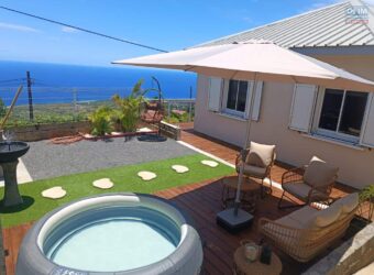 À louer une superbe villa T4 de 100 m2 avec vue mer située à Piton Saint Leu Réunion