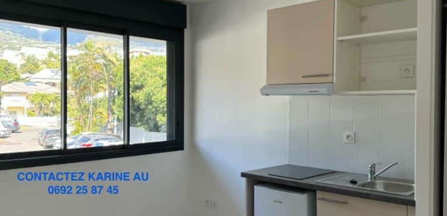 À louer un studio de 23.12m2 proche des université à Sainte Clotilde Réunion