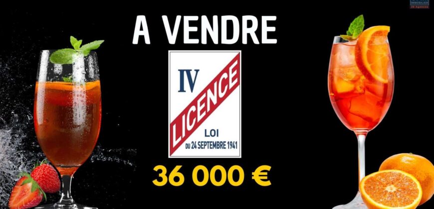 À vendre Licence IV transférable sur toute l’île de La Réunion