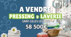 En vente un fonds de commerce de pressing et laverie situé à Saint-Gilles-les-Bains Réunion