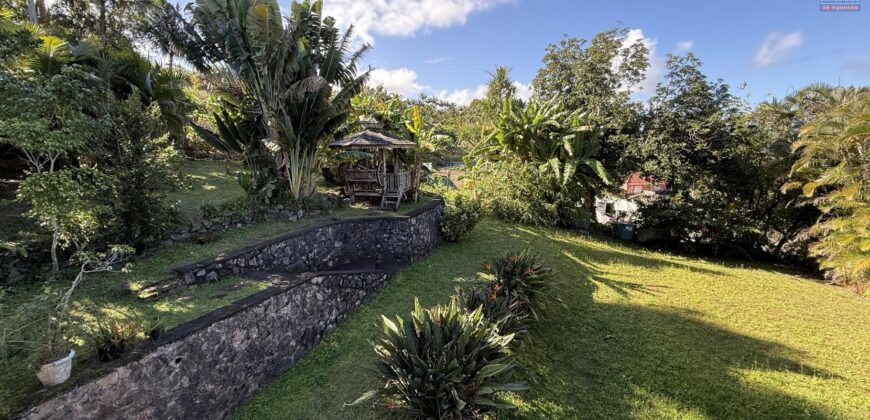 À vendre une grande propriété d’environ 400 m2 sur un terrain de 2830 m2 située aux Avirons