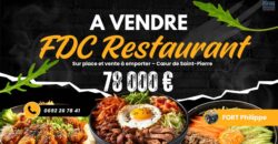 À vendre restaurant prêt à exploiter au cœur de Saint-Pierre Réunion